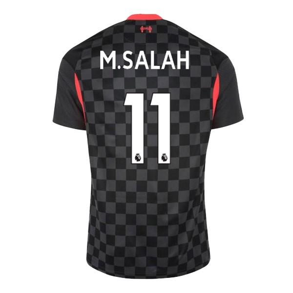 Camiseta Liverpool NO.11 M.Salah 3ª Kit 2020 2021 Negro